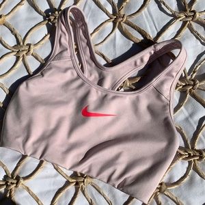 Nike Pink Sports Bra Small